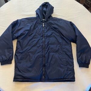 FILA Vintage Men’s Puff Jacket, Hooded, Size Large.